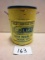 GALAT CORNDALE PURE LARD BUCKET 50 LB. SIZE AWSOME GRAPICS DEPICTING HOG AKRON OH,