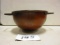 SMALLER COPPER 2 HANDLE CANDY KETTLE VERY CLEAN NICE PIECE