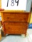 EARLY 4 DRAWER TIGER MAPLE CHEST OF DRAWERS VERY NICE GREAT PIECE