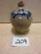 # 3 MIDDLEBURY OHIO CROCK JUG GREAT GOND. NICE BLUE COLORS