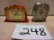 LOT OF 2 ALARM CLOCKS GILBERT & INGRAHAM