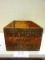 DIAMOND BRAND MATCHES DOVE TAILED WOODEN BOX NICE