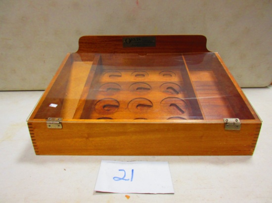 ORVIS REELS LINES & LEADERS COUNTER DISPLAY CASE GOOD COUNTRY STORE PIECE
