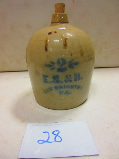 E .S.7 H NEW BRIGHTON 2 GAL. JUG GOOD