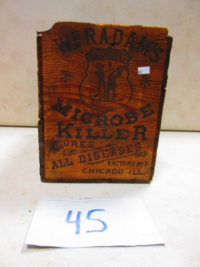 Wm RADAMS MICROSE KILLER BOX GREAT RARE ADV. BOX