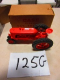 1940S CASE PLASTIC TOY TRACTOR WITH ORIGINAL BOX GREAT PIECE VERY RARE FIND