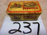 HIAWATHA TOBACCO TIN GREAT GRAPICS VERY RARE WOW