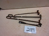 SET OF 4 BRANDING IRONS S,5,J,&L