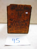 Wm RADAMS MICROSE KILLER BOX GREAT RARE ADV. BOX