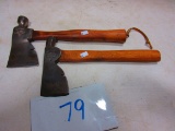 2 GOOD KEEN KUTTER HATCHETS [YOUR BID TIMES 2 ]