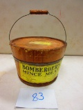 BOMBERGERS MINCE MEAT BUCKET