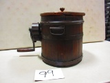 VERY UNIQUE RARE BARREL TYPE BUTTER CHURN 15'' HIGH WOW