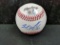 Micheal Brantley MLB ball, blue ink sweet spot. MLB cert