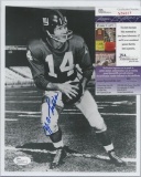 JSA Authenticated Y.A. Tittle Signed 8x10 Photo