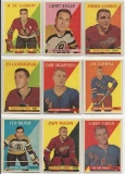 NM lot of (23) Diff 1958-59 Topps Hockey cards