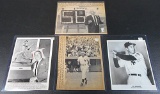 Joe DiMaggio Wire Photo Lot of 4