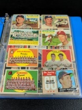 1950-60'S BASEBALL 80 CARD ALBLUM W/ STARS B. ROBINSON, KEYSTONE COMBO, 56 BRAVES TEAM