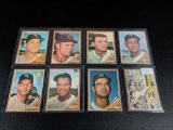 1962 TOPPS BASEBALL 8 CARD LOT W/ MARIS WS3, 6 SEMI-HI AND 1 HI NUMBER.  CARDS # 234,458,463,479,482