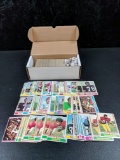 1974 TOPPS FOOTBALL 350+ CARD LOT. NICE CRISP CARDS.