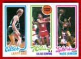 1980-81 Topps Larry Bird & Magic Johnson RC