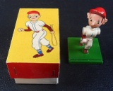 Vintage Miniature Japanese Baseball Nodder w/Box