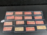 1950's Cleveland Browns Ticket Stub