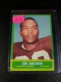 Jim Brown 63 Topps card. VG to VG+