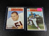 68 Philadelphia rookies: Gale Sayers and Dick Butkus. Both one bid. Near mint.