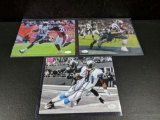 Calvin Johnson color 8x10. Tomilson color 8x10. Vrabel color 8x10. all JSA.