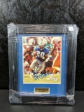 Barry Sanders Signed & Framed 8x10 Photo - Global COA