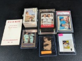 Mickey Mantle 6 unique cards and sets (one graded). All one bid