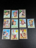 1969 Topps Baseball Hall of Fame Lot of 10