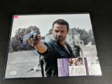 Andrew Lincoln signed 10x14 color 
