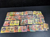 58 topps Football, 50+ cards, all sleeved. All one bid. Good the near mint.