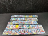 68 Topps Football with stars, all sleeved, 90+ cards. Good to VG+