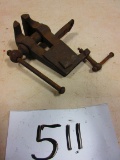 GOOD HANDFORGED MINATURE VISE VERY NICE