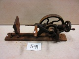 NICE WALL MOUNT DRILL PRESS HAND CRANK OR PULLEY