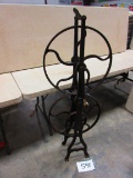 DOUBLE WHEEL FORGE PULLEYS CAST IRON WITH RUST