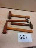 LOT OF 4 BLACKSMITH HAMMERS