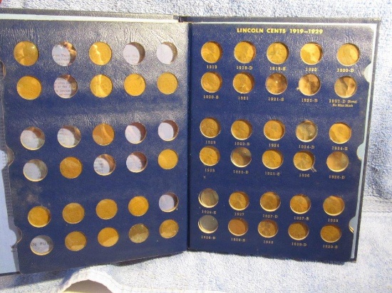 63 DIFFERENT LINCOLN CENTS 1909-40S IN ALBUM