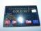 2002 STATE QUARTERS GOLD PLATED SET IN HOLDER BU