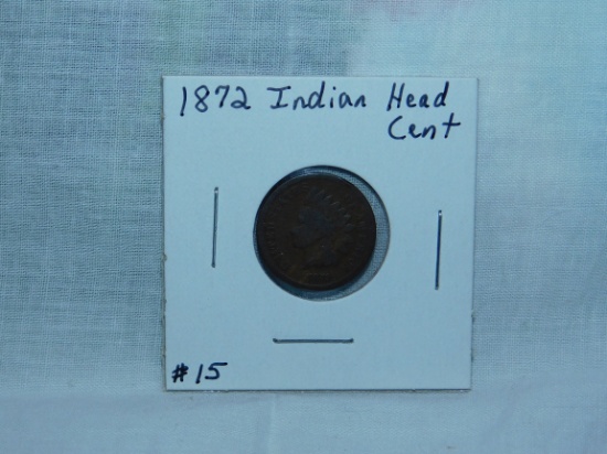 1872 INDIAN HEAD CENT (A SEMI KEY) G