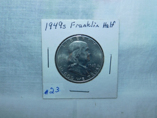 1949S FRANKLIN HALF (KEY DATE) UNC