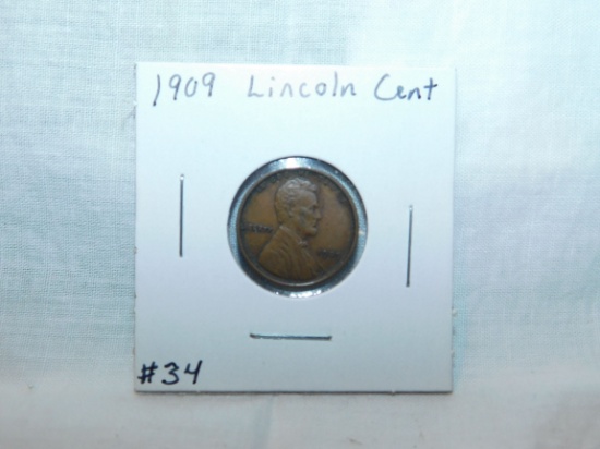 1909 LINCOLN CENT AU