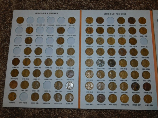 198 DIFFERENT LINCOLN CENTS IN FOLDER 1910-88D