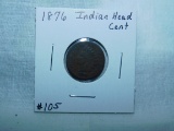 1876 INDIAN HEAD CENT (A SEMI KEY) G