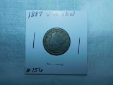 1887 V-NICKEL F-LIGHT SCRATCHES