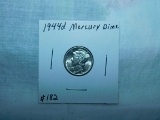 1944D MERCURY DIME BU FB