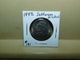 1947S JEFFERSON NICKEL BU