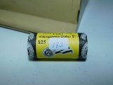 ROLL OF 25-2001 SACAGAWEA DOLLARS IN MINT ROLL BU